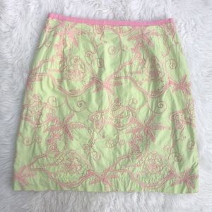 Lilly Pulitzer Pistachio Monkey Skirt